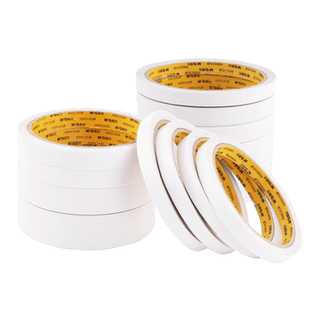 晨光强力双面胶薄款儿童手工diy制作工具9mm窄条不留痕高粘度透明胶布24mm宽条小学生无痕两面胶手账材料胶带