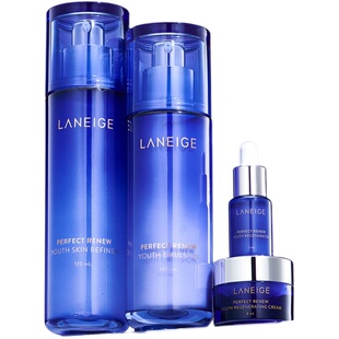 兰芝致美青春水乳套装补水保湿护肤品秋冬干皮官方旗舰店盒