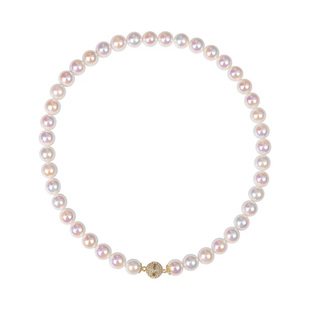 倪妮同款10mm日本akoya天女珍珠项链2025新款颈链锁骨链高端女士