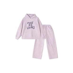 笛莎官方童装女童套装冬季新款大童女孩儿童洋气休闲卫衣两件套