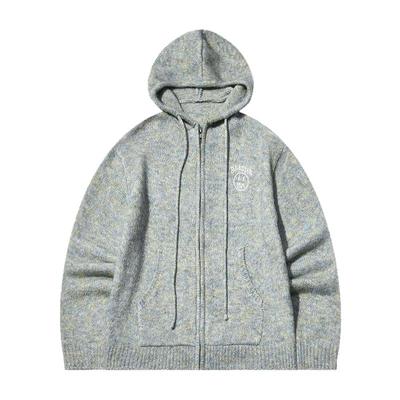 BEASTER鬼脸刺绣图案连帽针织