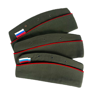 冷战时代直采俄罗斯船帽俄军公发94/97条令军官常服船形帽 无檐帽