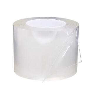 透明单面纳米胶带羽毛球拍保护贴边框防撞强力高粘度无痕魔力胶带防水家用超薄免钉固定玻璃墙面透明万能胶