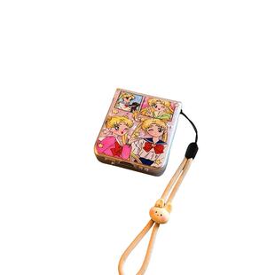 衣美适用华为pocket2手机壳pura x硬p50三星zflip7 5 6卡通vivox flip可爱oppofindn3n2女荣耀v小米mixflip