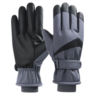 回力防寒手套男士冬季滑雪保暖加绒加厚玩雪电动摩托车骑行手套女