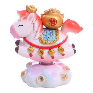 洛阳文创纪念品唐三彩小胖马上有钱摆件河南博物馆伴手礼物送老外