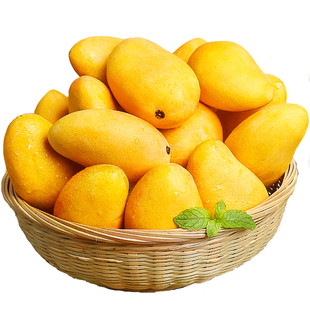 海南小台农芒果现摘新鲜小台芒热带水果应当季甜心芒大果特产整箱