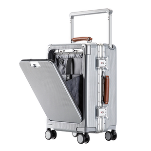 CiorvKuosti前开盖拉杆箱2026新款行李箱男女20寸商务登机旅行箱