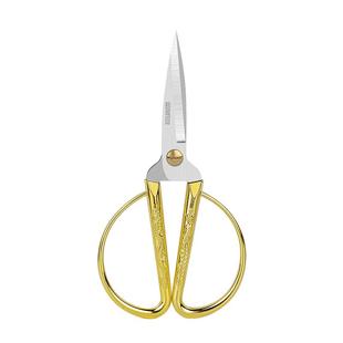 剪刀家用不锈钢锋利迷你龙凤剪彩裁缝专用剪线头手工尖头小金剪子