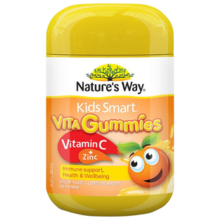 澳洲Nature's Way佳思敏儿童维生素C软糖VC锌