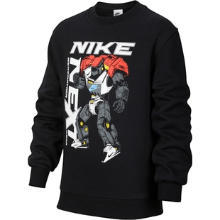 滔搏NIKE耐克大童K NSW CLUB运动休闲针织套头衫卫衣IR0099-010