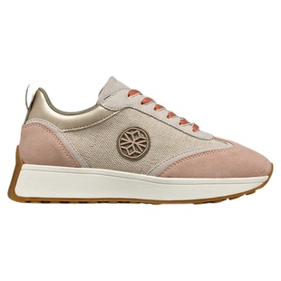 GEOX杰欧适早春潮流防滑跑鞋厚底增高耐磨拼接设计运动鞋女