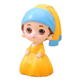 名画少女网红爆款盲盒2025新款女孩少女心世界名画艺术家蒙娜丽莎