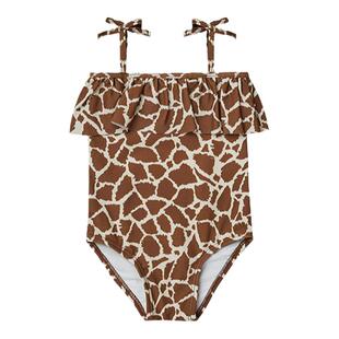 RyleeCru泳衣儿童RC连体吊带女童女孩连体泳装RC儿童泳装温泉泡汤