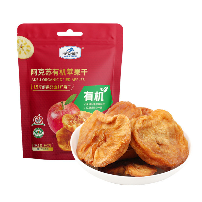 阿克苏有机厚切冰糖心苹果干100g