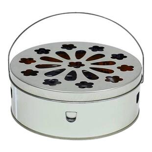 蚊香盘托盘家用带盖接灰盘支架防火防烫创意香炉室内不锈钢蚊香盒