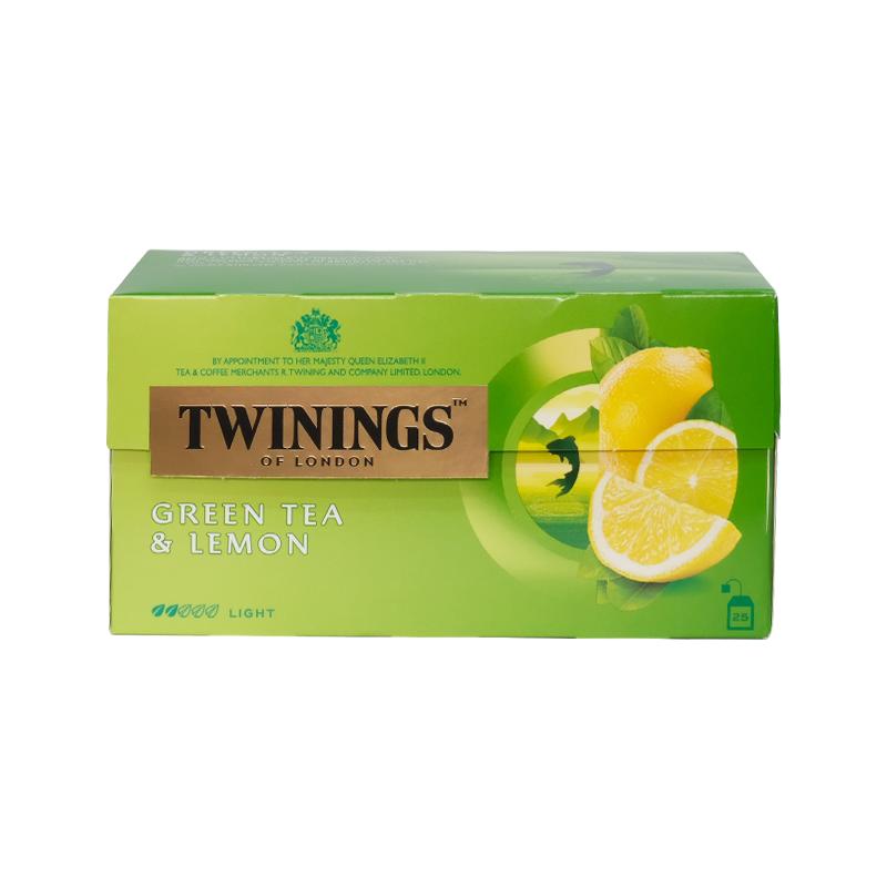 进口绿茶英国柠檬TWININGS