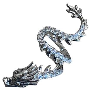 新款独特古风龙形无耳洞耳骨夹耳钉女新中式国风民族风耳环耳饰男