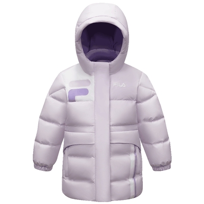 FILA斐乐女小童中长款羽绒服