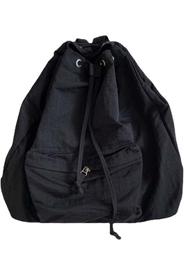 韩版新款纯色尼龙双肩包简约小清新女包休闲百搭购物袋学生款背包