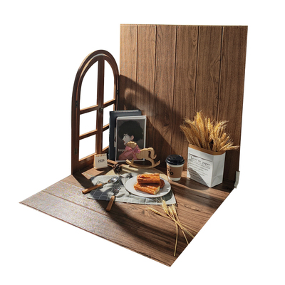 ins木纹拍照背景板道具