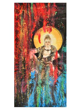 孤品收藏仅此一幅 名家手绘真迹国画花鸟画 客厅卧室玄关过道挂画
