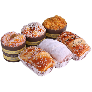 仿真纸杯面包模型PU假纸托蛋糕装饰摆件甜品食物道具影视拍摄玩具