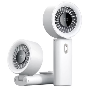 【100档冷风】手持小风扇2026新款静音小型迷你usb充电桌面风扇随身挂脖便携式桌面降温神器暴力电扇学生户外