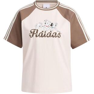 adidas W RAGLAN TEE女子舒适透气运动休闲短袖T恤