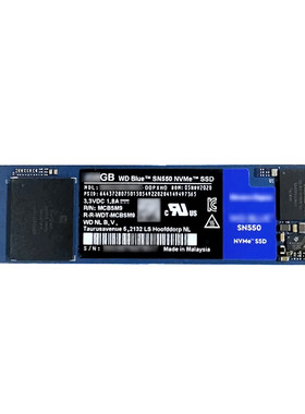 WD/西部数据SN550 500G NVMe协议 M.2 2280二手拆机台式固态硬盘