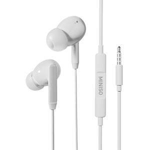 MINISO名创优品有线耳机入耳式降噪type-c接口3.5mm圆孔2024新款