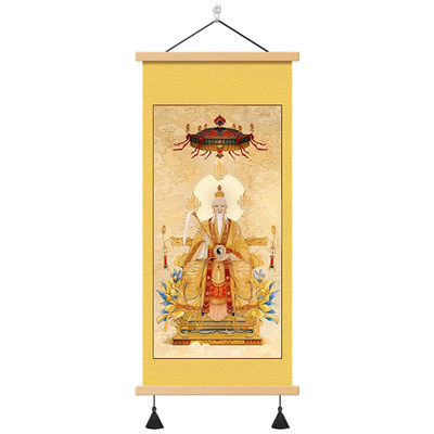 太上老君画像玄关挂画