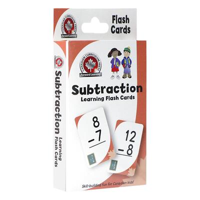 减法学习闪卡英文原版