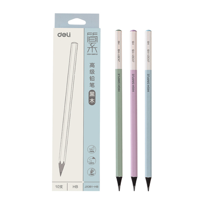 得力JX361简系黑木铅笔时尚