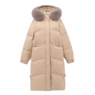 2025新款羽绒服女中长款东北保暖零下40度防寒服加厚狐狸毛大毛领