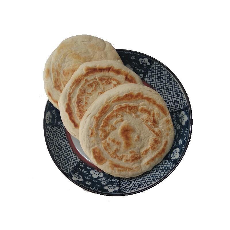 陕西特产白吉饼肉夹馍早餐