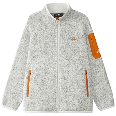FILA斐乐儿童外套加绒2025冬季新款大小童运动上衣男女童校服神器