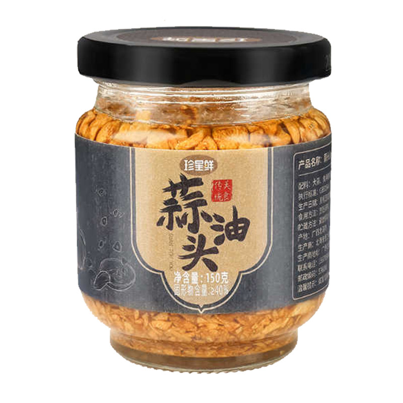 珍星鲜蒜头油正宗潮汕特产葱油商用炸蒜头酥厚皮橙汤粉调味料
