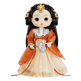 芈菟18cm关节娃娃古风汉服换装人偶娃衣 国风手办礼物6分8分BJD