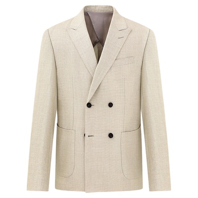 【商场同款】法派FAPAI通勤商务西服高级2025新款亚麻西服外套男