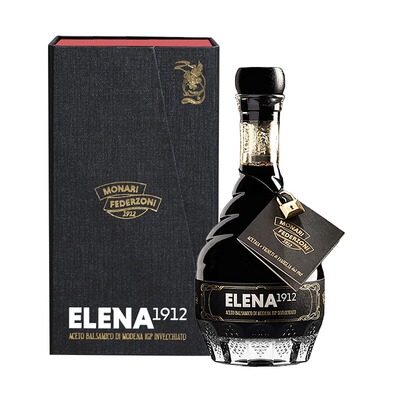 莫奈瑞意大利原装进口伊莲娜1912纪念珍藏版8-10年陈酿黑醋200ml