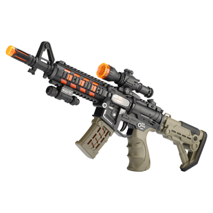 儿童枪玩具男孩电动仿真声光冲锋枪声音喷雾喷火机关枪手枪2一4岁