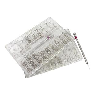 微型机械螺丝套装 笔记本眼镜架鼻托镜框螺丝 沉头平头圆头小螺钉