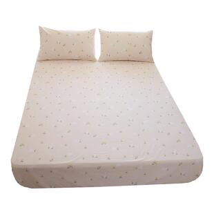 小白兔卡通全棉斜纹儿童单件床单纯棉床笠幼儿园学生宿舍床品定做