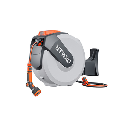 【电动自动收管神器】庭院浇花