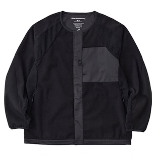 White Mountaineering 25FW 白山 DiAPLEX抓绒布户外圆领夹克外套