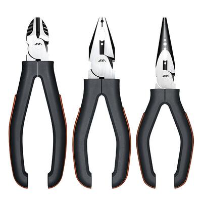 吉米家居5寸6寸老虎钳钢丝钳多功能万用电工专用工具斜口尖嘴钳子