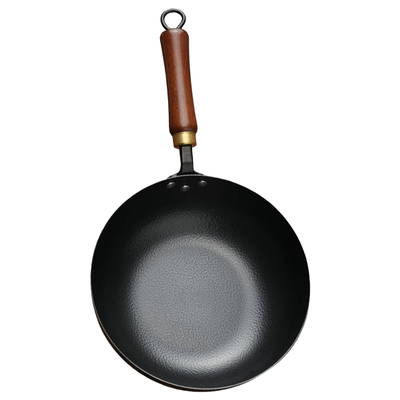 免开锅锤纹小炒锅平底锅小奶锅