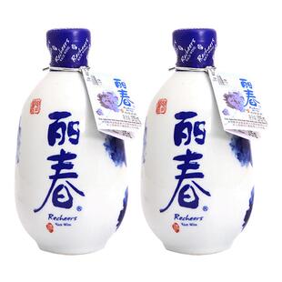 塔牌八年牡丹丽春酒375mL*2瓶装半干型花雕酒加饭酒绍兴产黄酒