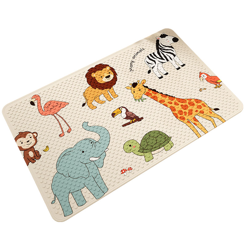 浴室防滑地垫儿童卡通淋浴房脚垫